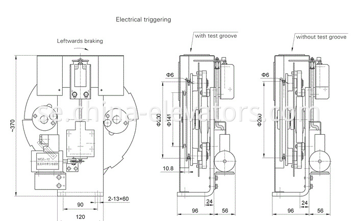 MRL Elevator Speed Governors OSR-UD-9C